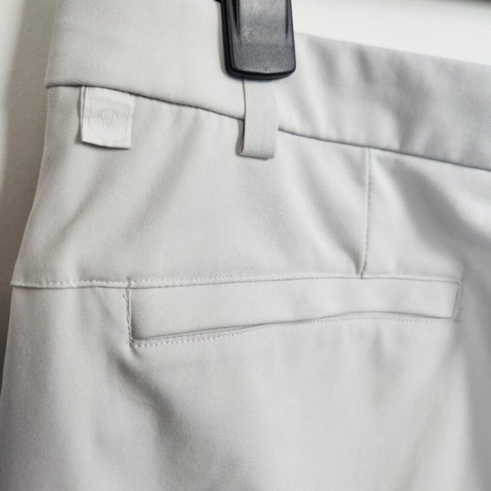 Lululemon Commission Pants Classic Light Grey 38" Waist *Warpstreme 34" Length - Picture 7 of 15